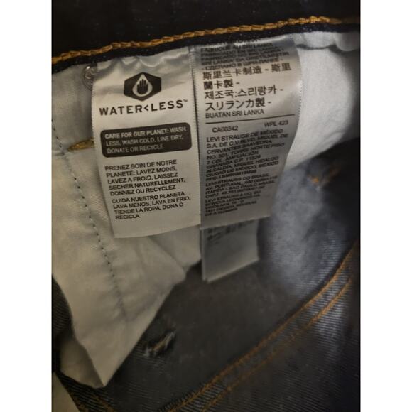 Levi’s Ribcage Straight Ankle Jeans Women’s 27 High Rise Distressed Button Fly - Picture 4 of 8